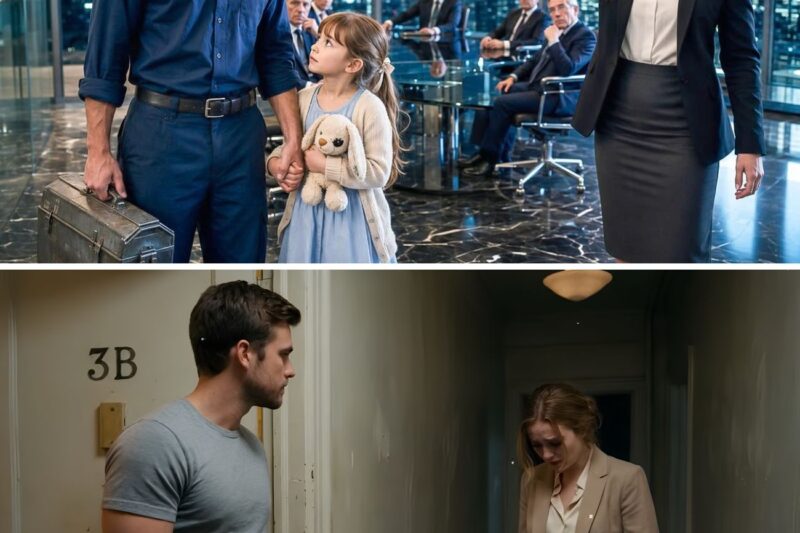 “Leave me alone!” – The CEO warned the single father… Then she stood crying at his door.