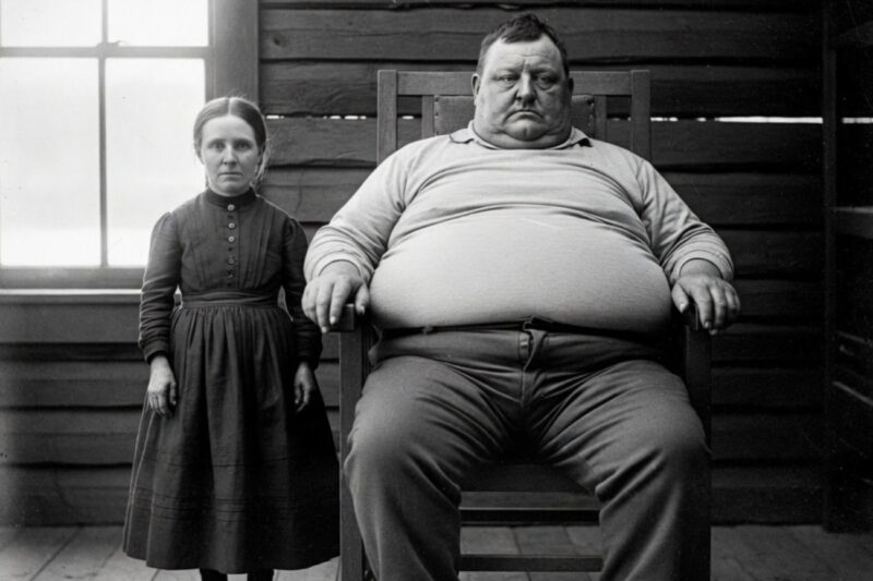 She Was 4 Feet Tall, He Was 500 Pounds – Their 12 Deformed Children Shocked Science (1897)