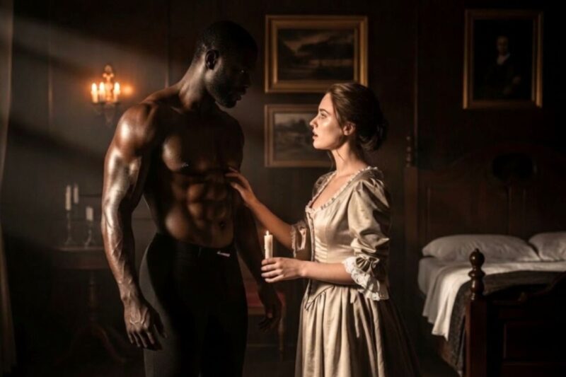 The slave was in no hurry; he placed himself centimeter by centimeter until I was almost going insane…