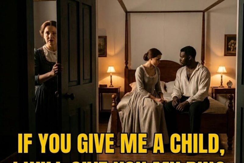 The promise of the Sinhá: “If you give me a strong son, I will give you my ring.”