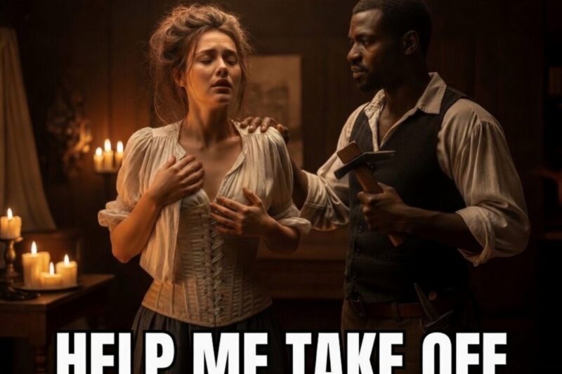 The slave who was the first to see the Sinhá without her suffocating corsets…