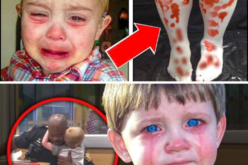 Cop Spots Child Wearing Bloody Socks, What He Discovers Next Is Shocking