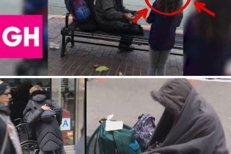 Girl Gives Her Sandwich To A Homeless Man. The Next Day, Cops Knock On The Door
