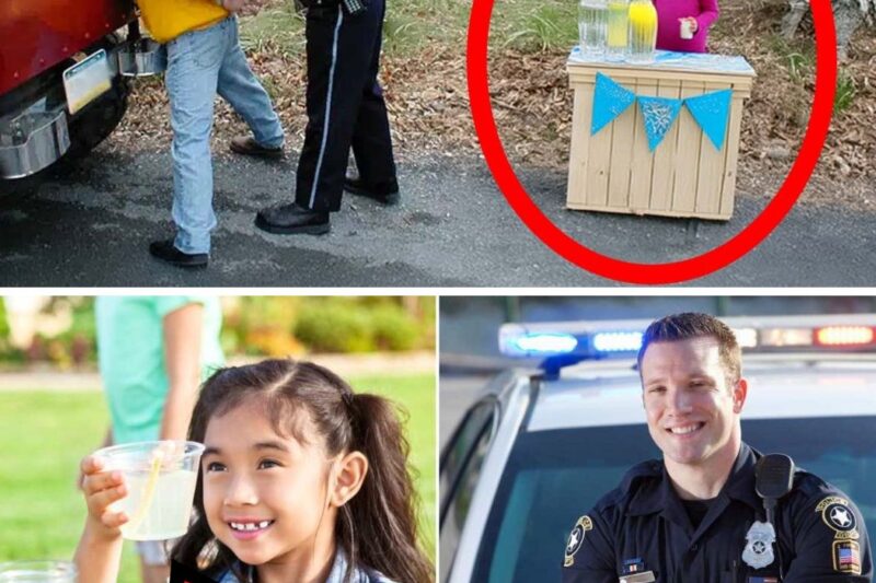 POLICE Called On 8-Year-Old Selling Lemonade. Officer Turns Pale When He Finds Out Why