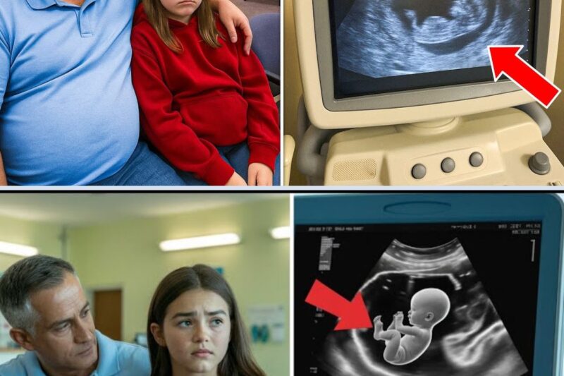 Girl acts strangely around her father at the clinic, doctor performs ultrasound and starts to panic!