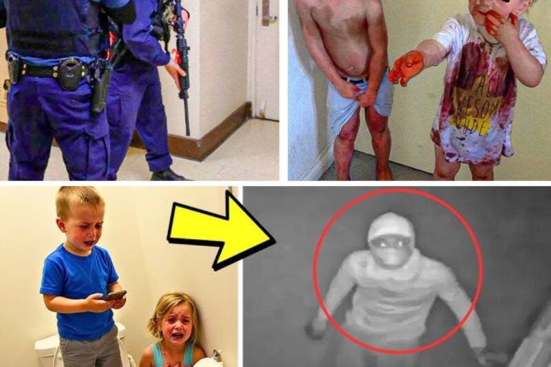 CHILD Hides in Bathroom With Sister, Calls 911 and Yells ‘Bring Cops… Lots of Them’