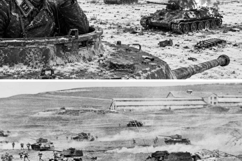 28 T-34s crushed everything — a ghostly voice on the radio led him to victory
