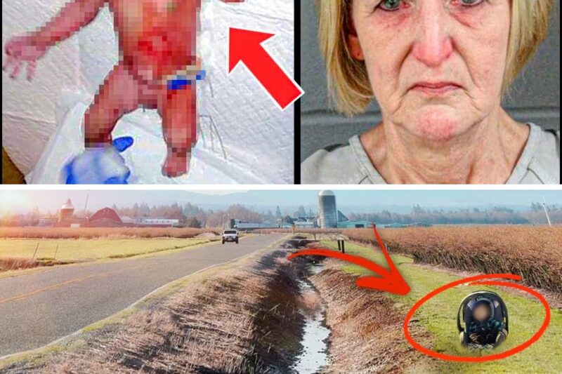 Mother Hears a Baby’s Cries Coming from a Ditch, Stops Her Car and Goes to the Sound