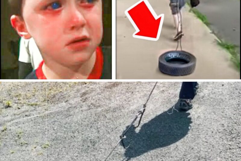 Boy Drags Tire To School Daily The Reason Will Break Your Heart.