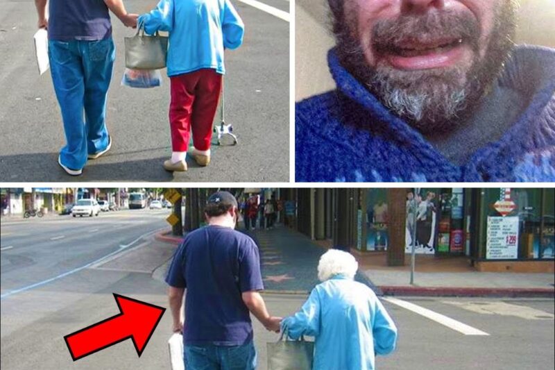 Homeless Man Helps Old Lady Carry Groceries Home, Next Day Learns Store Owner Is Looking For Him