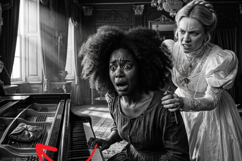 The mistress ordered the living room piano to be locked — but the slave discovered what was inside…