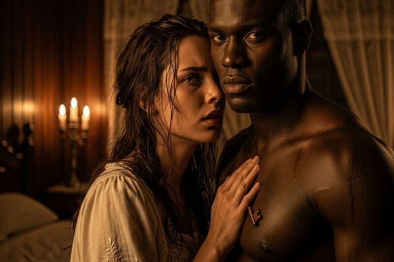 The slave who saved the mistress from an attack, and the “payment” was made between the sheets.