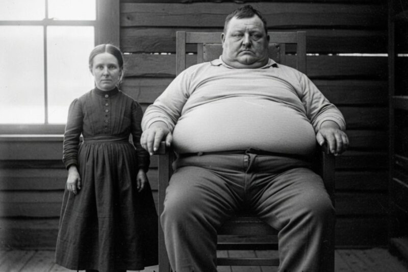 She Was 4 Feet Tall, He Was 500 Pounds – Their 12 Deformed Children Shocked Science (1897)