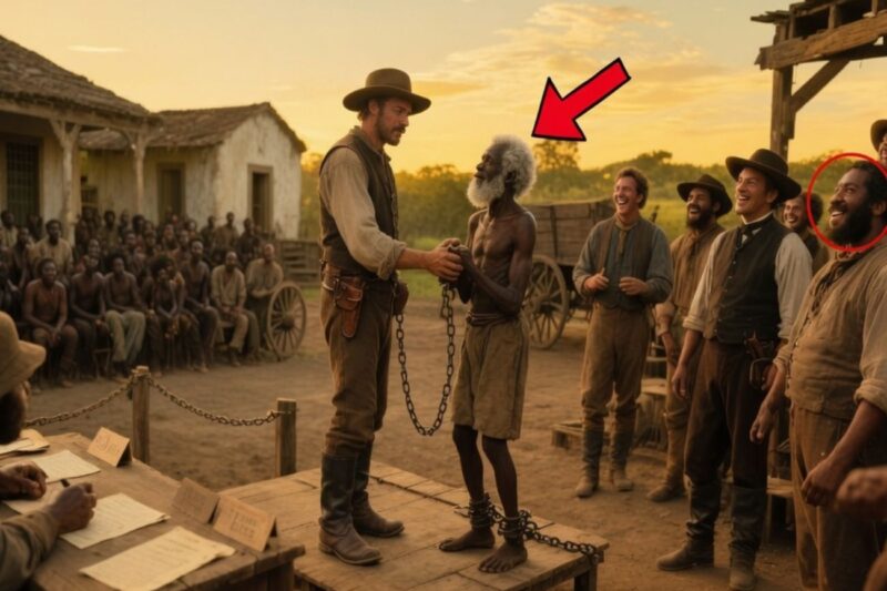 They mocked him for buying the oldest slave at the auction: His next move silenced them all