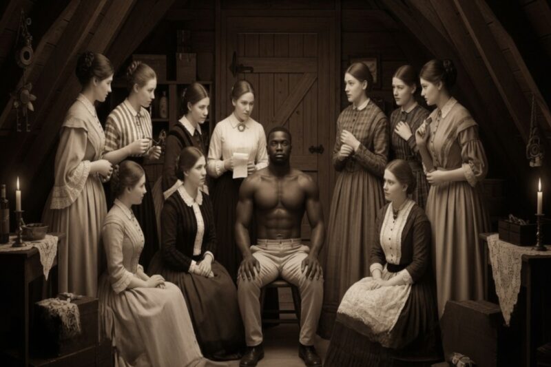 Seven wives secretly bought a slave to share in the attic: The Scandal of 1860
