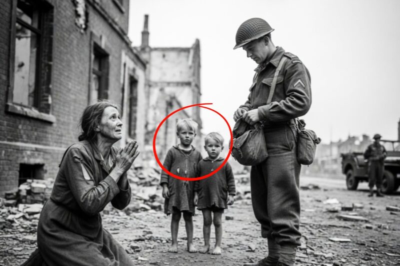 German Mother Begged A British Soldier for Food, What He Did Next Shocked Her
