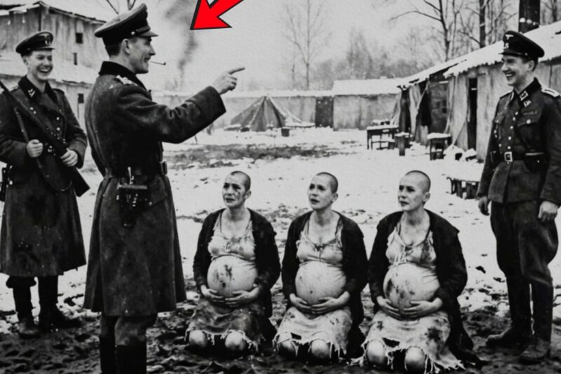 The cruel act that German soldiers committed against pregnant French female prisoners