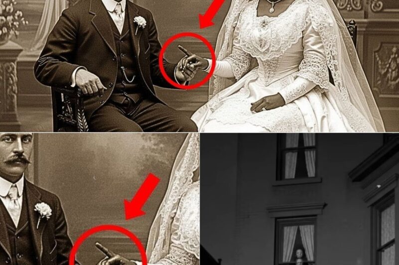 It was just a wedding photo — until you zoomed in on the bride’s hand and discovered a dark secret