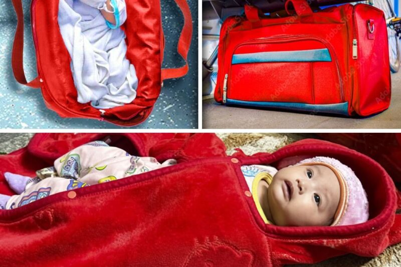 Bus Driver Spots an Abandoned Bag under the Seat and Finds a Child in It