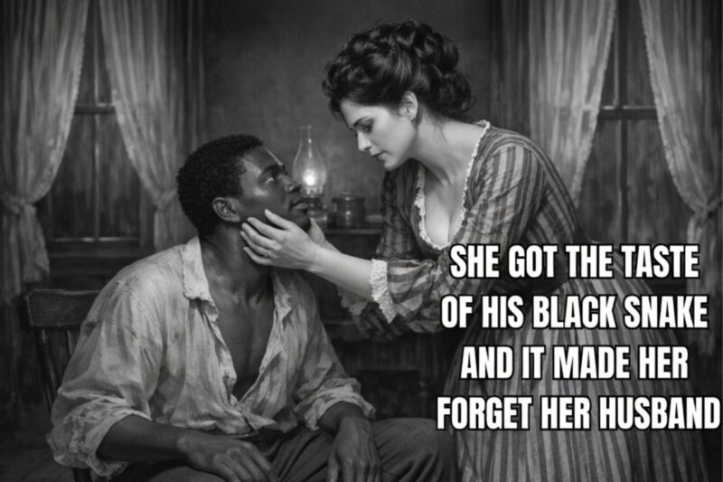 The White Mistress Who Crossed the Line with a Black Slave While Her Husband Was Gone