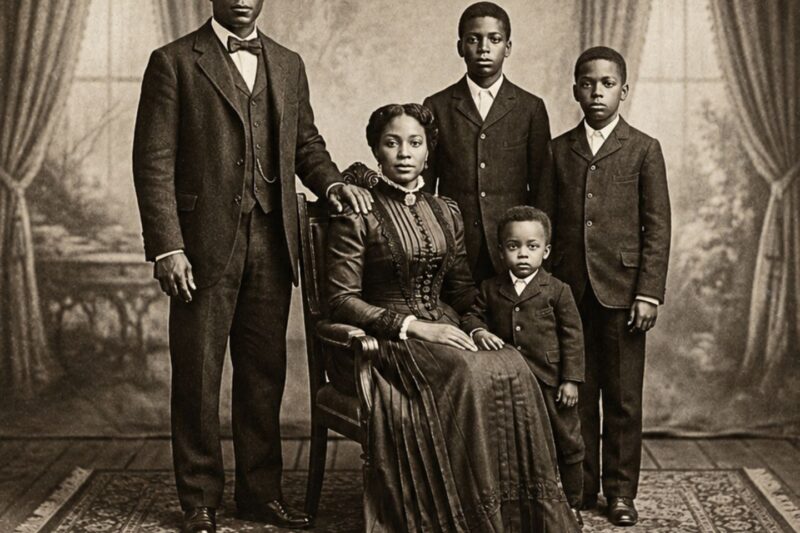 It was just a family photo from 1870 – then experts zoomed in and turned pale.