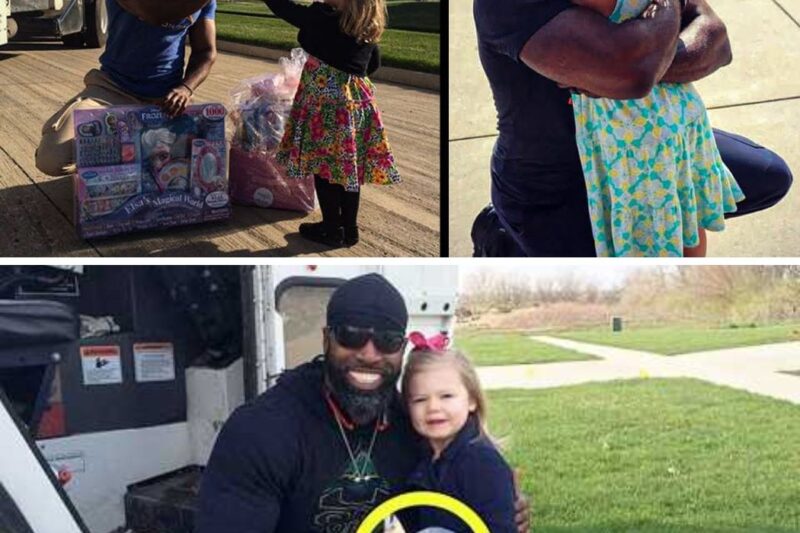Girl Gives Cupcake To Garbage Man, But 6 Months Later He Returns With A Surprise They Never Expected