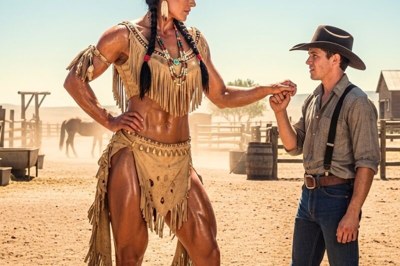 I Haven’t Had S*x In Months,”—The Giant Apache Girl Tells Shy Rancher