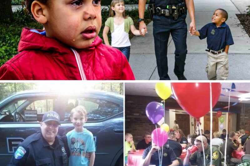 Cop Helps Boy Celebrate His Birthday After No One Picks Him Up From School