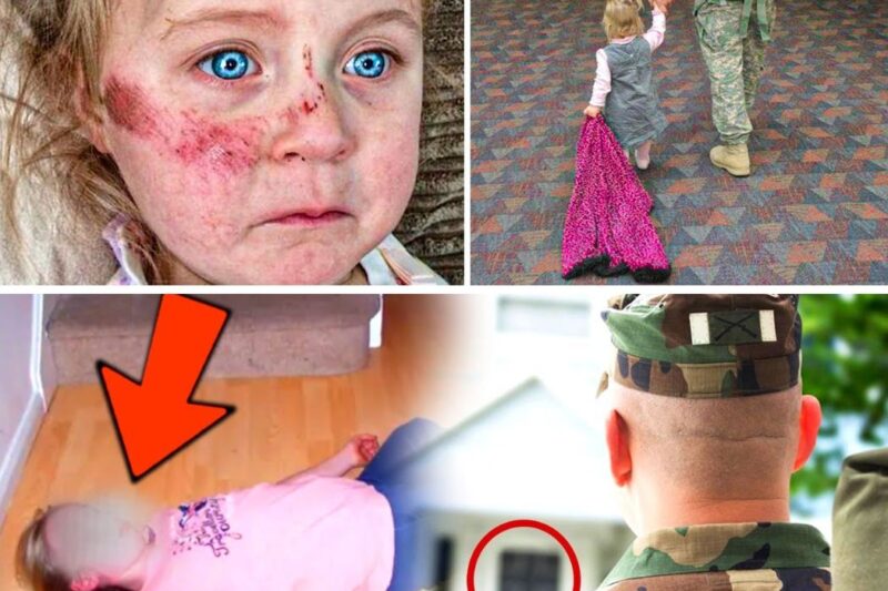 Army Man Returns Home and Finds Daughter Sleeping On the Floor