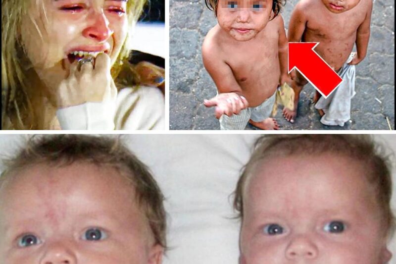 ‘We Want to Eat,’ Twins Beg Lady, She Notices They Have Her Late Son’s Birthmark