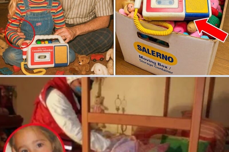 A girl disappeared from her bed in 1991 – nine years later, her mother plays her old recording toy…