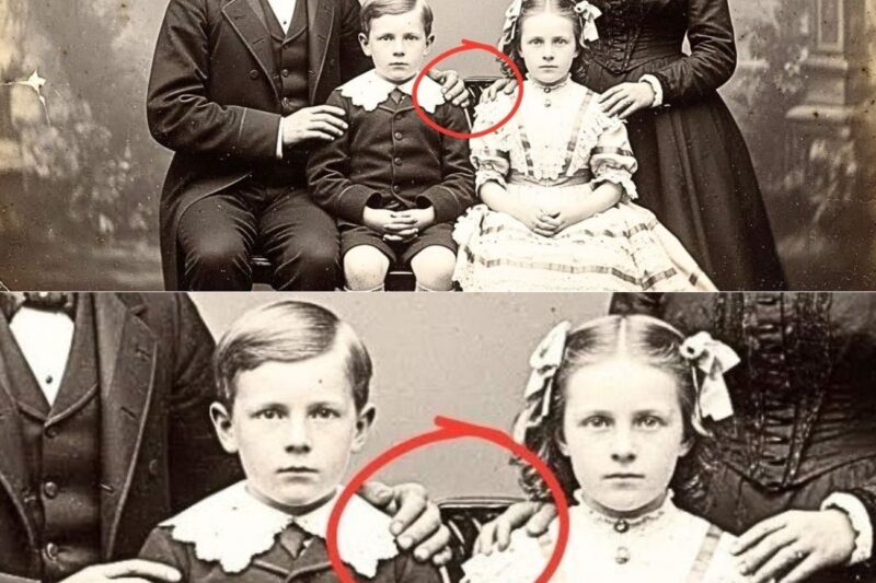 This 1880 Photo of Twins With Their Parents Seemed Adorable — Until Restoration Showed Something Sad