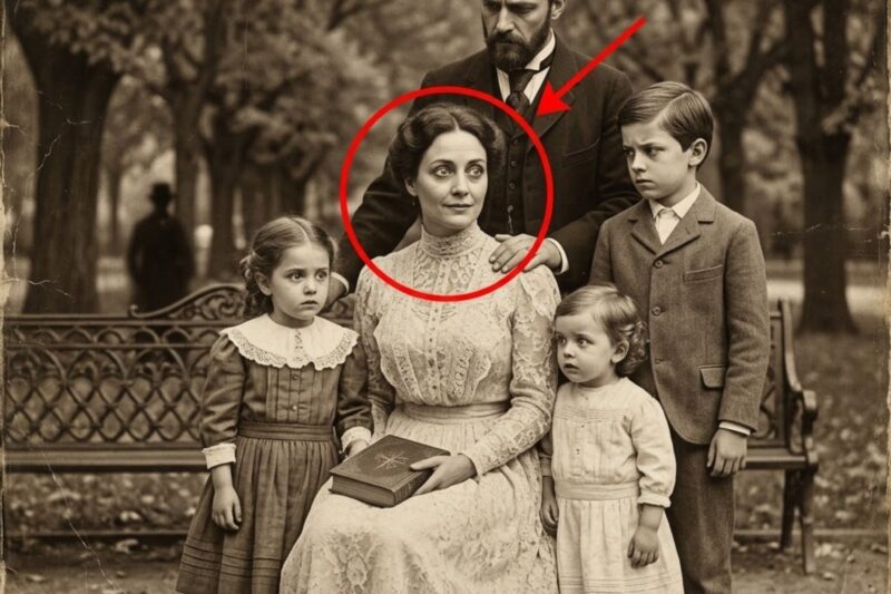 It was just a family portrait from 1888 – until you zoomed in on the mother’s eyes.