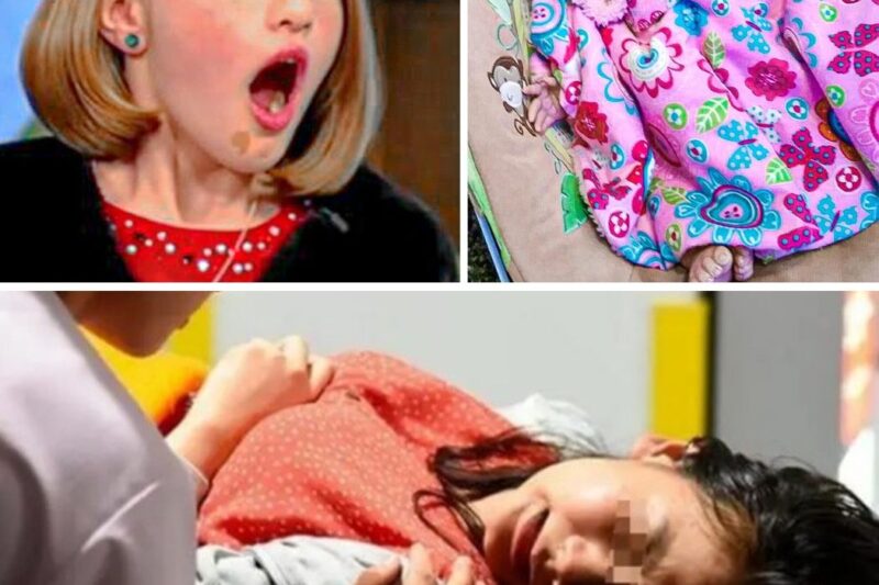 A teacher discovered a student giving birth in the restroom and quickly grabbed her phone.