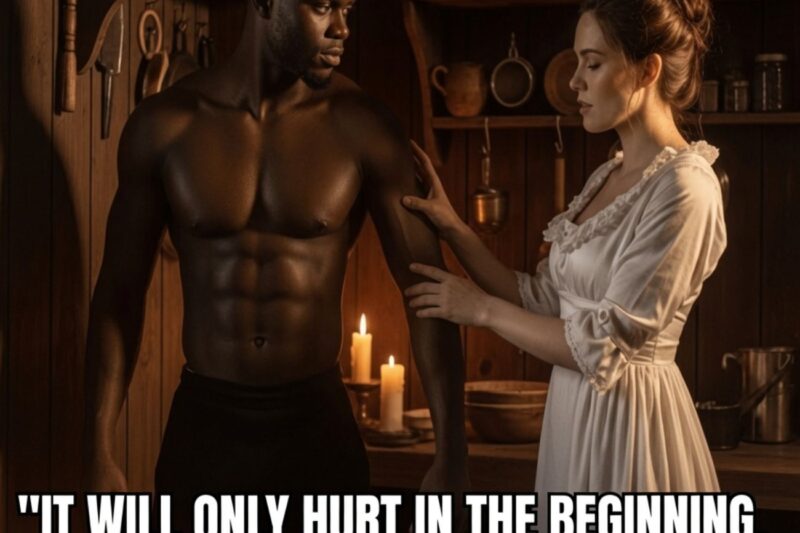 “It’ll only hurt at first,” he whispered as he took her mercilessly.