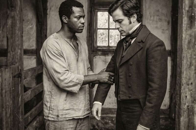 “Everything fits inside,” the SLAVE whispered to COMMANDER LUIZ.