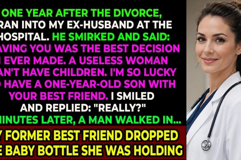 Because of a baby boy, my husband left me for my best friend—one year later, he mocked me at the hospital…