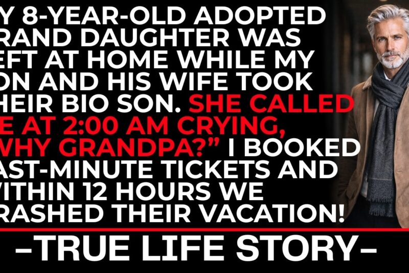 My Son and His Wife Took Their Bio Son on a $20K Cruise, Leaving Their Adopted 8 Year Old Daughter..