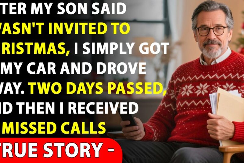 After My Son Uninvited Me from Christmas, I Decided to Skip His Mortgage Payment…